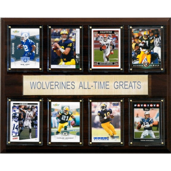 Michigan Wolverines 12'' x 15'' All-Time Greats Plaque