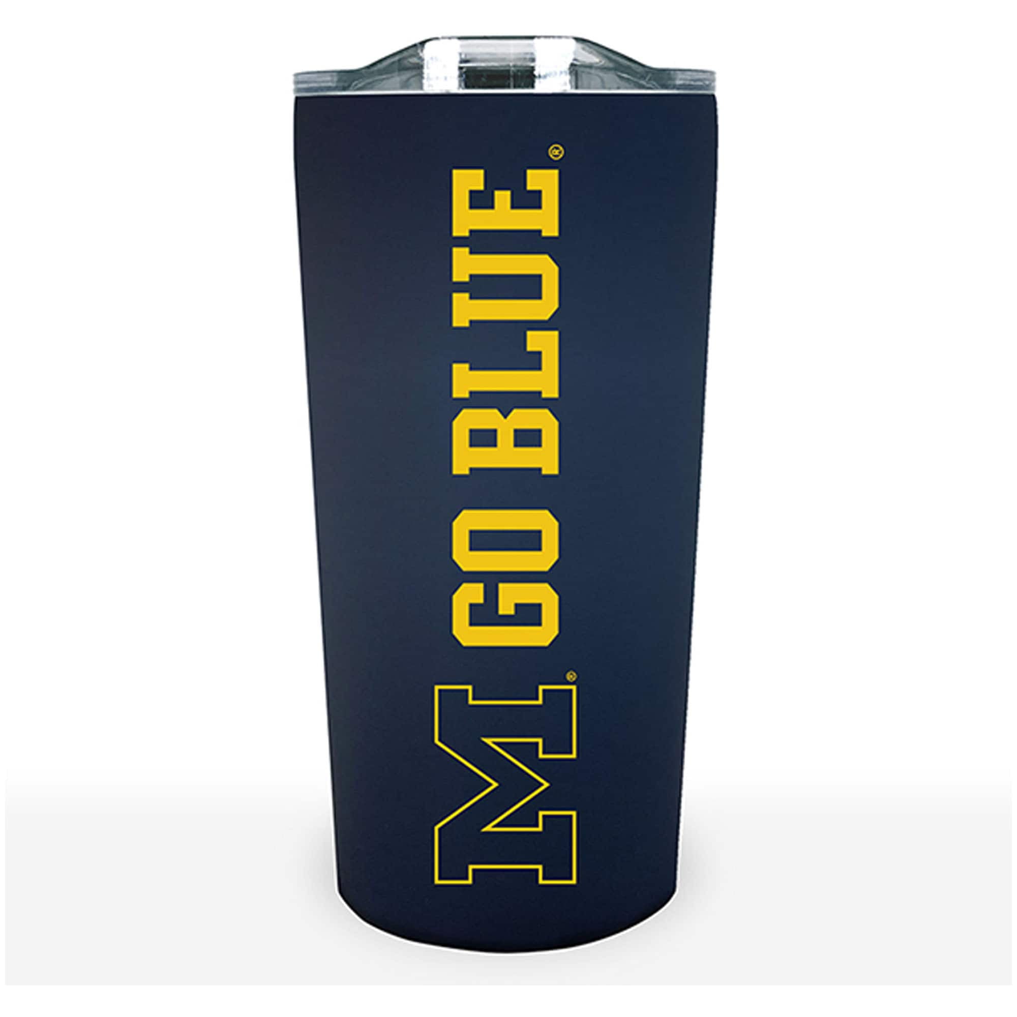 Michigan Wolverines 18oz. Stainless Soft Touch Tumbler