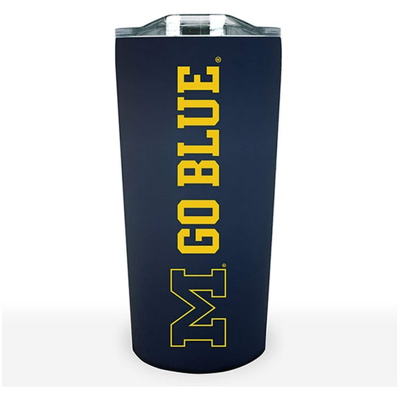 Michigan Wolverines 18oz. Stainless Soft Touch Tumbler