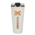 thumbnail image 1 of Michigan Wolverines 30 oz. Cream + Copper Big Slim Tumbler, 1 of 3