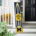 thumbnail image 1 of Michigan Wolverines 47" Surfboard Summer Porch Leaner Welcome Wall Sign, 1 of 1