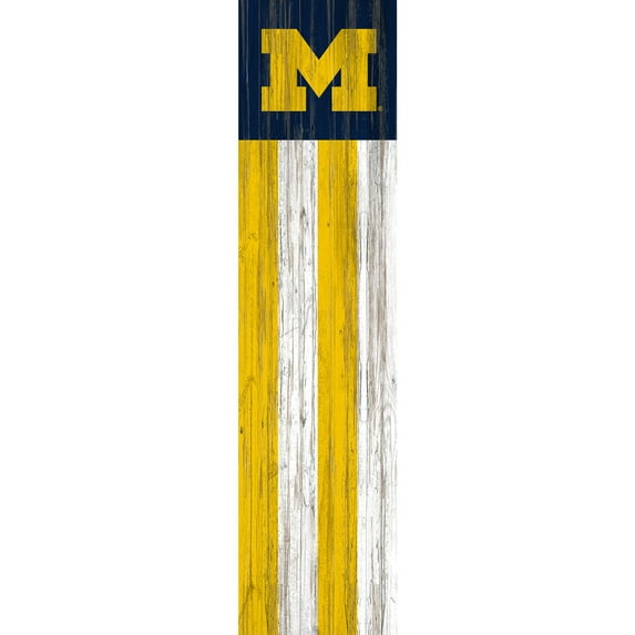 Michigan Wolverines 48'' Team Flag Leaner