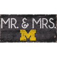 thumbnail image 1 of Michigan Wolverines 6'' x 12'' Mr. & Mrs. Sign, 1 of 2
