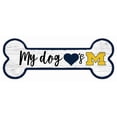 thumbnail image 1 of Michigan Wolverines 6" x 12" Team Dog Bone Sign, 1 of 1