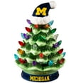 thumbnail image 1 of Michigan Wolverines 8" Light Up Ceramic LED Christmas Tree, 1 of 2