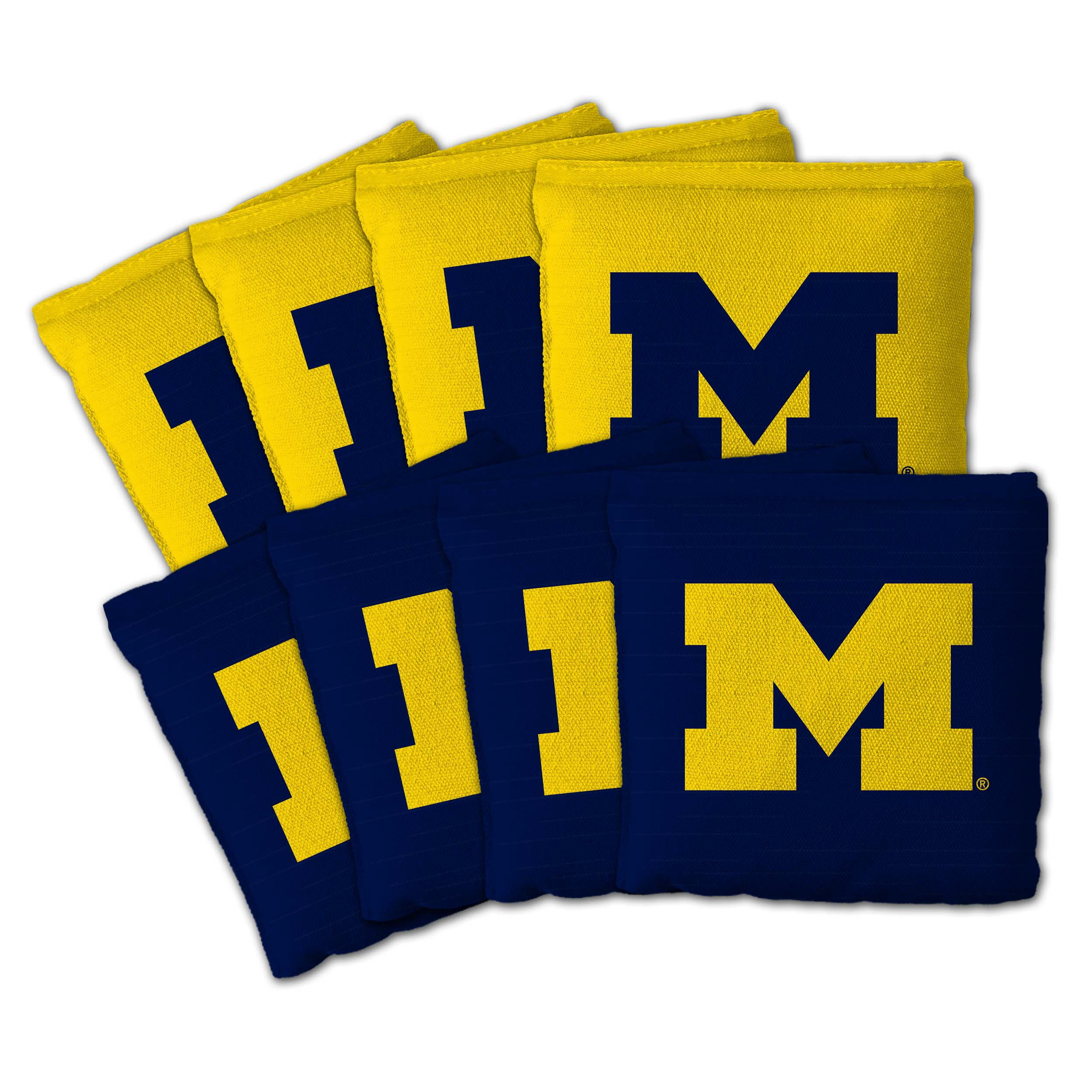 Michigan Wolverines 8pk Licensed Cornhole Bags
