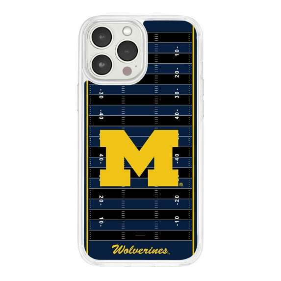 Michigan Wolverines HD Phone Case Compatible with MagSafe Apple iPhone 16 Pro Max (Field) by Affinity Bands