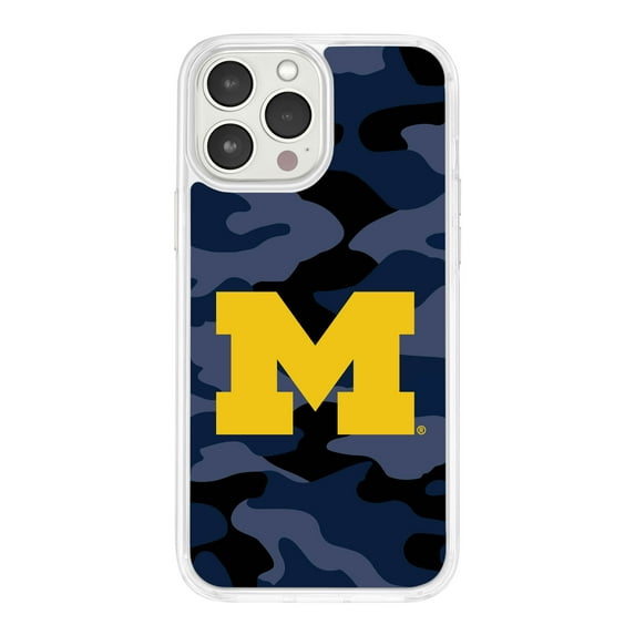 Michigan Wolverines HD Phone Case Compatible with Apple iPhone 14 Pro (Camo) by Affinity Bands