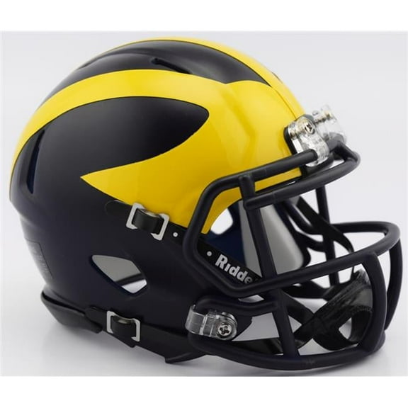 Michigan Wolverines Helmet Replica Mini Speed Style 2016 Painted Design