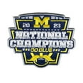 thumbnail image 1 of Michigan Wolverines National Champions Football Embroidered Patch 2023-2024 Go Blue, 1 of 2