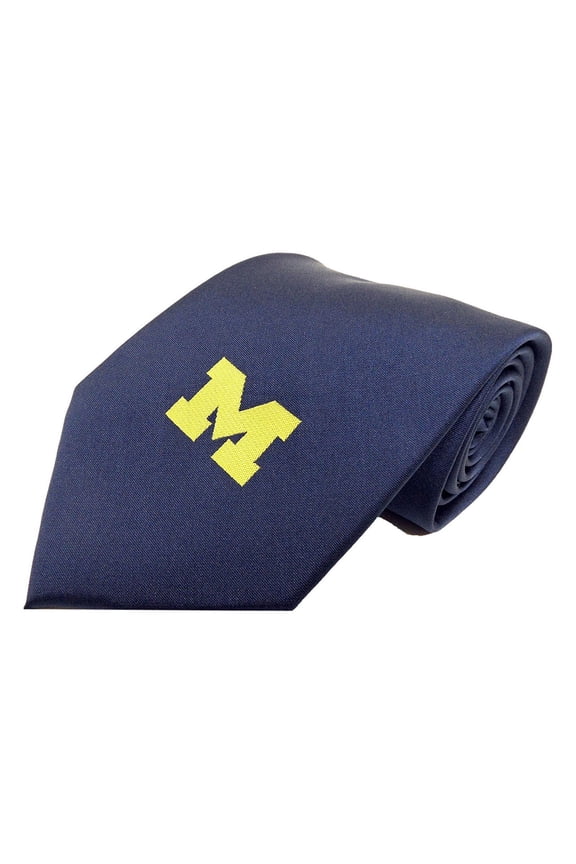Michigan Wolverines Solid Necktie - Donegal Bay - Unisex - One Size