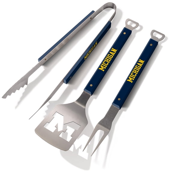 IDNA Michigan Wolverines Spirit Series 3-Piece BBQ Set