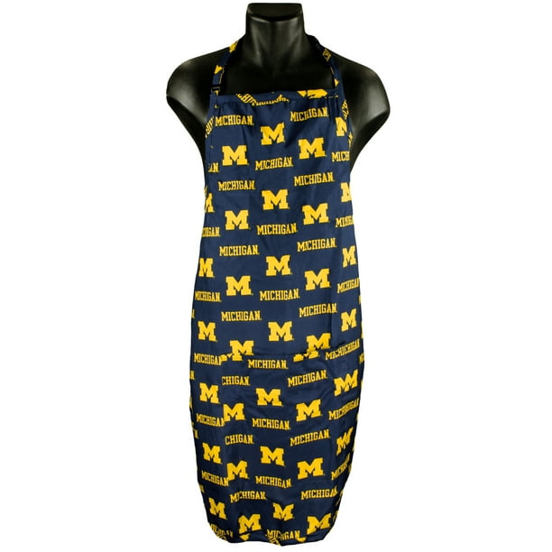 Michigan Wolverines Tailgating or Grilling Apron With 9" Pocket, Fully
