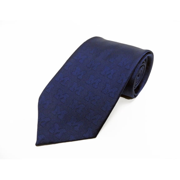Michigan Wolverines Tone on Tone Necktie - Donegal Bay - Unisex - One Size