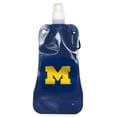 thumbnail image 1 of Michigan Wolverines Water Bottle 16oz Foldable, 1 of 2