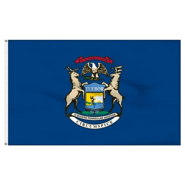Michigan flag 2 x 3 feet Nylon