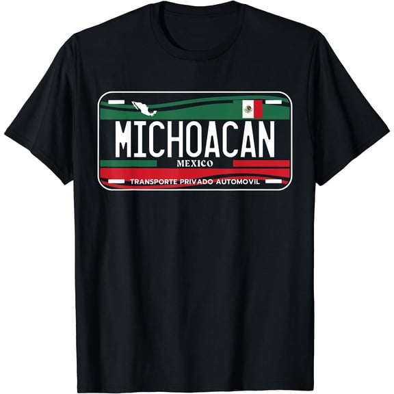Michoacan License Plate Aesthetic, Michoacan T-Shirt, Unisex T-Shirt
