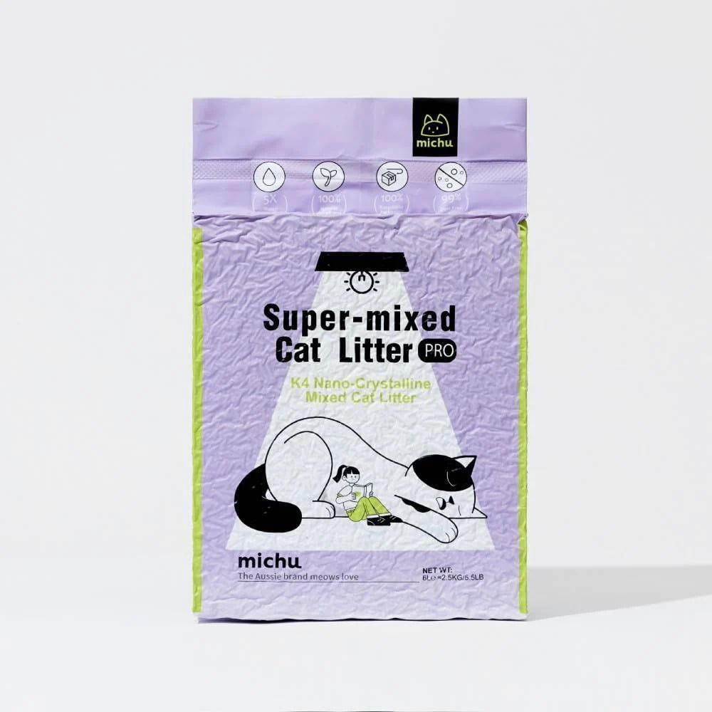 Michu Mixed Tofu Cat Litter Heavy Duty Flushable Kitty Litter