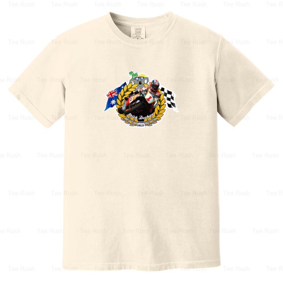 Mick Doohan MotoGP Motorcycle Racing Legend Honda Champion,, Comfort Color T-Shirt Unisex, up to 4XL