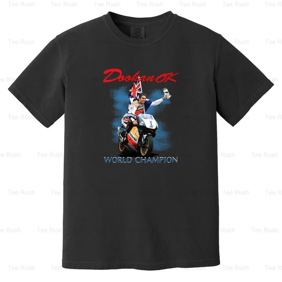 Mick Doohan MotoGP Motorcycle Racing Legend Honda Champion Repsol,, Comfort Color T-Shirt Unisex, up to 4XL