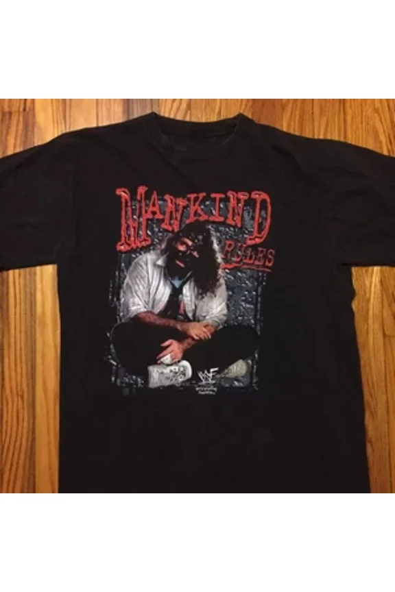 Mick Foley Mankind T Shirt Full Size S-5XL