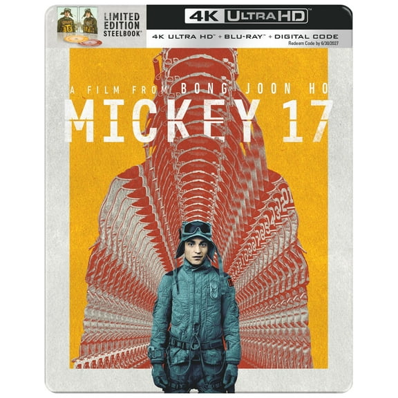 Mickey 17 (Steelbook) (4K Ultra HD + Blu-ray + Digital Copy), Science Fiction, Warner Bros.
