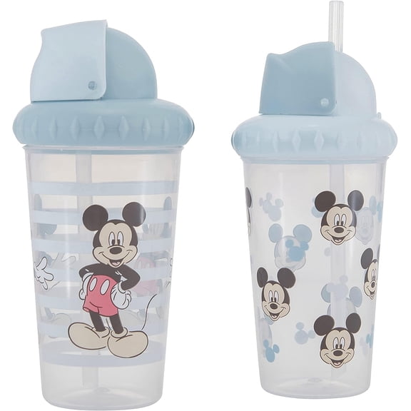 Mickey 2pk Straw Sipper Cup