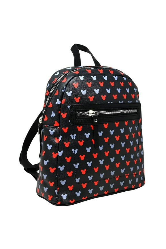 Mickey All Over print 10" Mini Deluxe Backpack with 1 Front pocket