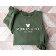 thumbnail image 1 of Mickey And Co Sweatshirt Est 1928 Sweatshirt Crew Neck Disney Sweatshirts Trip, 1 of 4