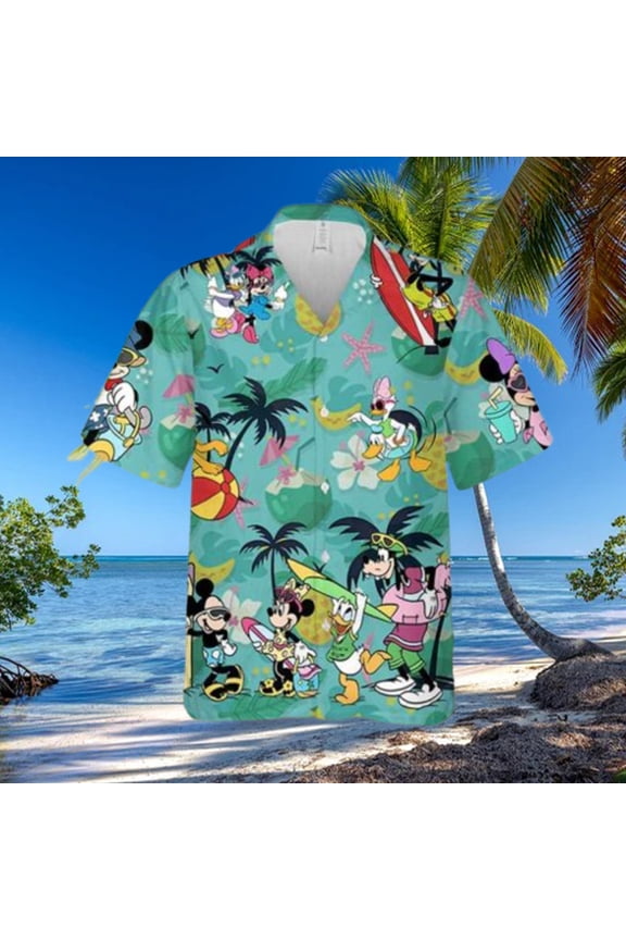 Mickey And Friend hawaiian Shirt