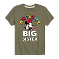thumbnail image 1 of Mickey And Friends - Awesome Big Sister - Toddler And Youth Short Sleeve Graphic T-Shirt, 1 of 1