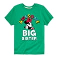 thumbnail image 1 of Mickey And Friends - Awesome Big Sister - Toddler And Youth Short Sleeve Graphic T-Shirt, 1 of 1
