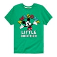 thumbnail image 1 of Mickey And Friends - Awesome Little Brother - Youth Short Sleeve Graphic T-Shirt, 1 of 5