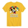 thumbnail image 1 of Mickey And Friends - Awesome Little Brother - Youth Short Sleeve Graphic T-Shirt, 1 of 5
