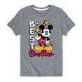 thumbnail image 1 of Mickey And Friends - Best Brother - Youth Short Sleeve Graphic T-Shirt, 1 of 5