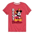 thumbnail image 1 of Mickey And Friends - Best Brother - Youth Short Sleeve Graphic T-Shirt, 1 of 5