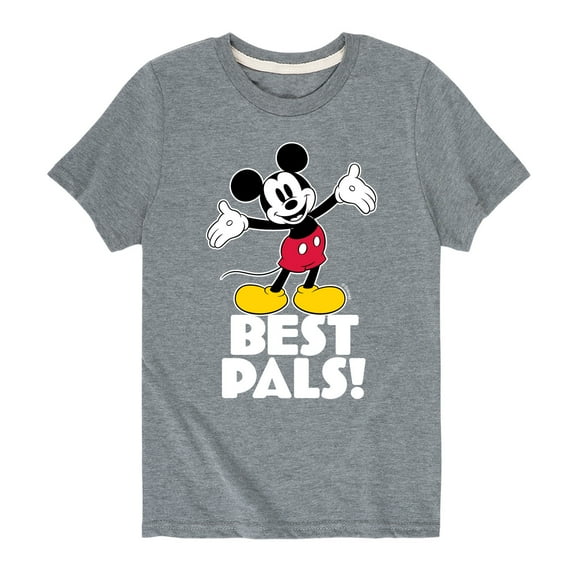 Mickey And Friends - Best Pals Mickey - Youth Short Sleeve Graphic T-Shirt