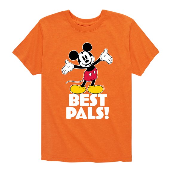 Mickey And Friends - Best Pals Mickey - Youth Short Sleeve Graphic T-Shirt
