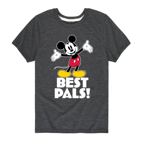Mickey And Friends - Best Pals Mickey - Youth Short Sleeve Graphic T-Shirt