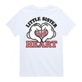 thumbnail image 1 of Mickey And Friends - Little Sister Big Heart - Toddler And Youth Short Sleeve Graphic T-Shirt, 1 of 1