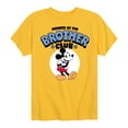 thumbnail image 1 of Mickey And Friends - Member Of The Brother Club - Youth Short Sleeve Graphic T-Shirt, 1 of 5