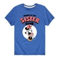 thumbnail image 1 of Mickey And Friends - Member Of The Sister Club - Toddler And Youth Short Sleeve Graphic T-Shirt, 1 of 1