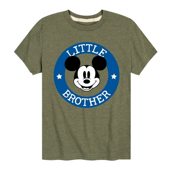 Mickey And Friends - Mickey Little Brother - Youth Short Sleeve Graphic T-Shirt