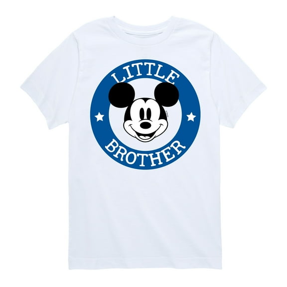Mickey And Friends - Mickey Little Brother - Youth Short Sleeve Graphic T-Shirt