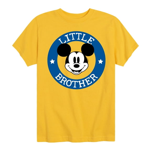 Mickey And Friends - Mickey Little Brother - Youth Short Sleeve Graphic T-Shirt