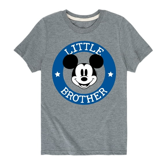 Mickey And Friends - Mickey Little Brother - Youth Short Sleeve Graphic T-Shirt