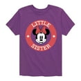 thumbnail image 1 of Mickey And Friends - Minnie Little Sister - Toddler And Youth Short Sleeve Graphic T-Shirt, 1 of 1
