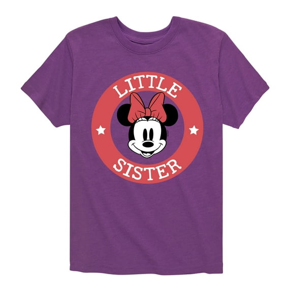 Mickey And Friends - Minnie Little Sister - Toddler And Youth Short Sleeve Graphic T-Shirt