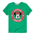 thumbnail image 1 of Mickey And Friends - Minnie Little Sister - Toddler And Youth Short Sleeve Graphic T-Shirt, 1 of 1