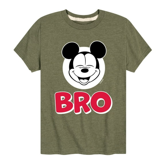 Mickey And Friends - Sibling Tee - Mickey Bro - Youth Short Sleeve Graphic T-Shirt
